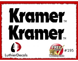 Kramer Guitar Decal #195